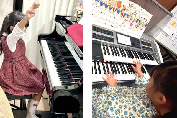 幼児のレッスン風景